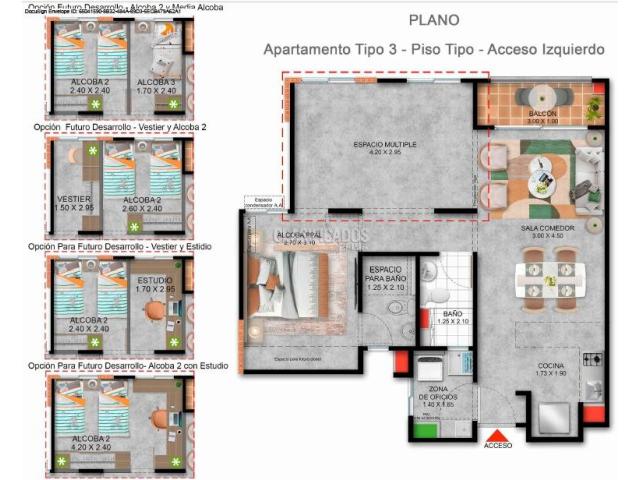 Apartamentos, Venta en Jamundí