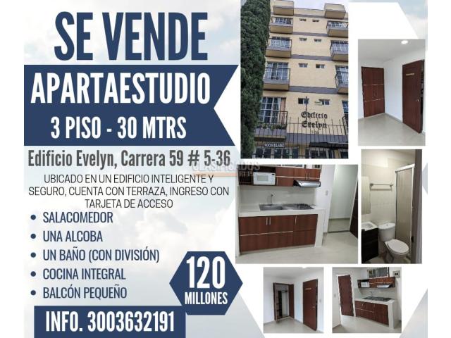 Apartaestudios, Venta en Pampalinda