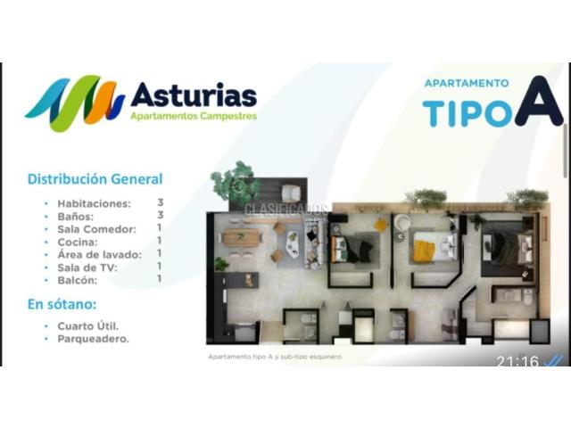 Apartamentos, Venta en Pereira