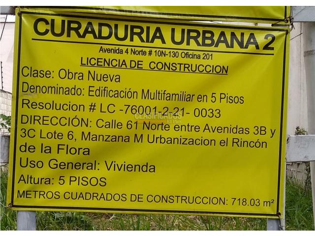 Lotes, Venta en La Flora