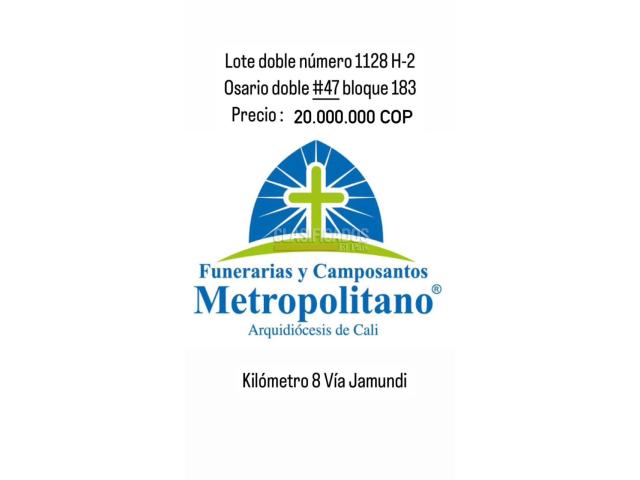 Lotes Funerarios, Venta en Portal Jamundí