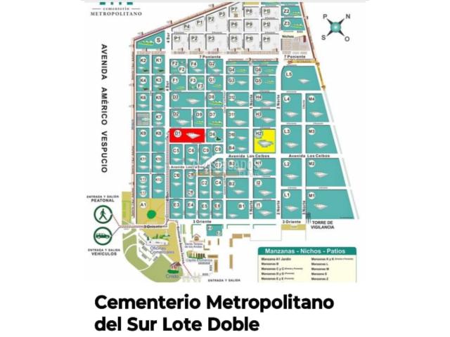 Lotes Funerarios, Venta en Portal Jamundí