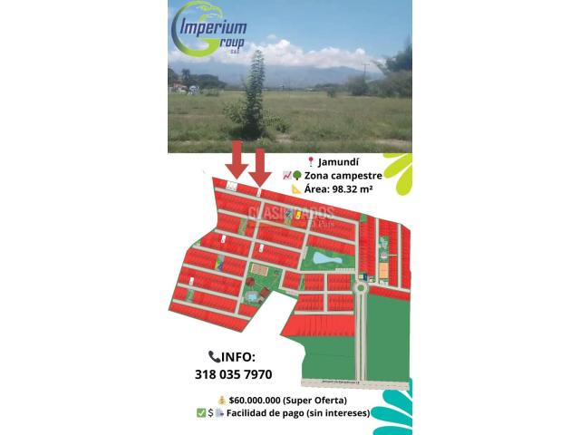 Lotes, Venta en Jamundí