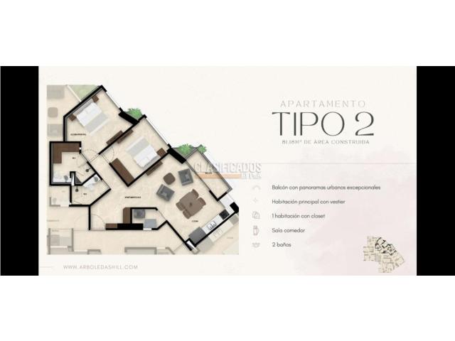 Apartamentos, Venta en Arboleda