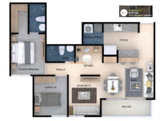 Apartamentos, Venta en Jamundí