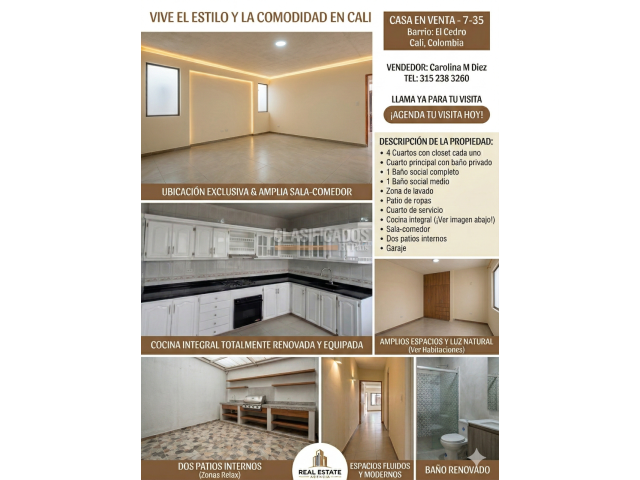 Casas, Venta en El Cedro