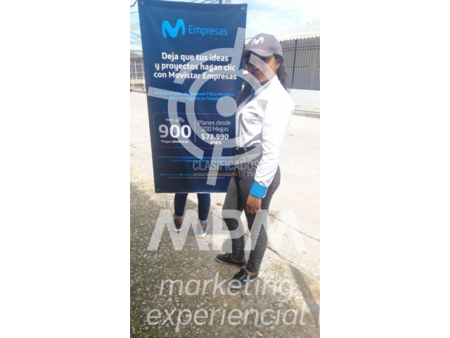 PERSONAL LOGISTICO Y ENTREGA DE VOLANTES