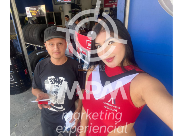 Promotoras para puntos de venta y activaciones