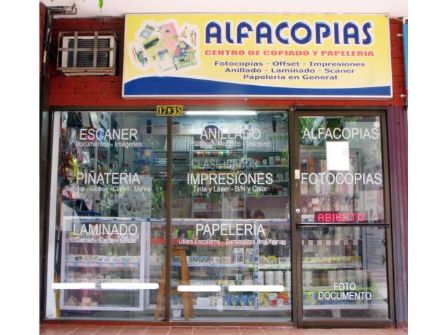 SE VENDE FOTOCOPIAS Y PAPELERIA ACREDITADO