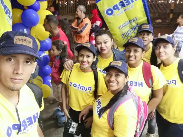 ENTREGA DE VOLANTES EN BOGOTÁ