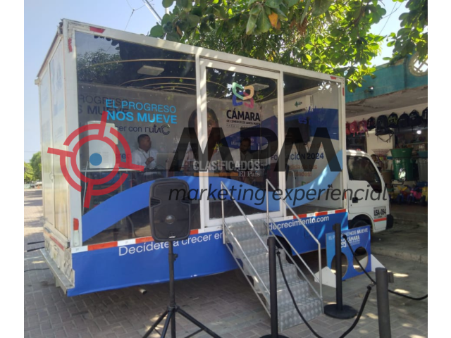 CAMION VITRINA U OFICINA MOVIL
