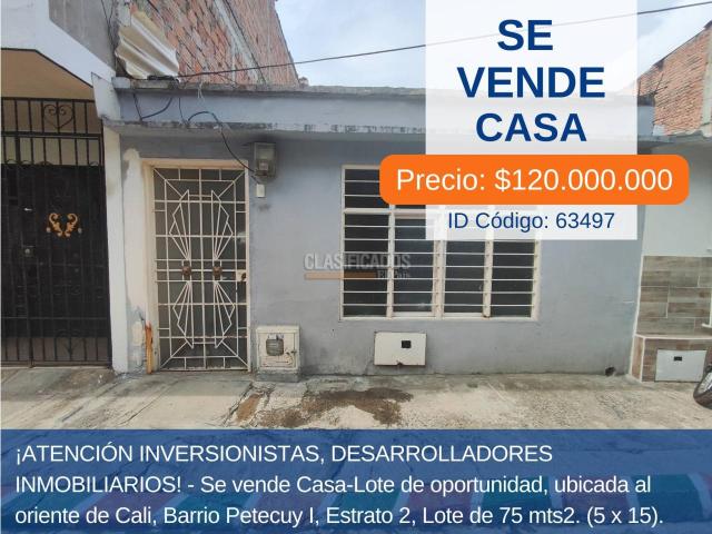 Casas, Venta en Petecuy