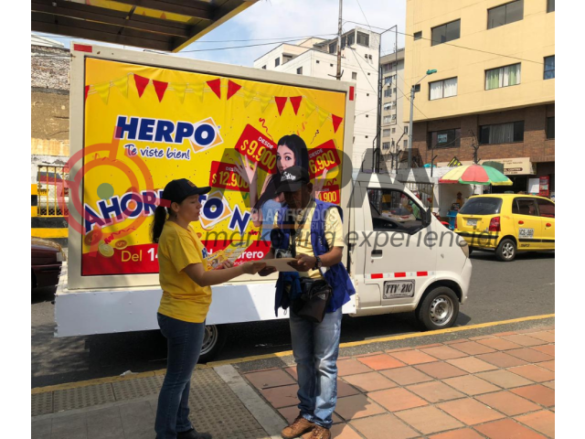 PERSONAL LOGISTICO Y ENTREGA DE VOLANTES