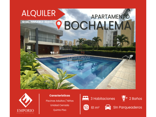 Apartamentos, Alquiler en Ciudad Bochalema