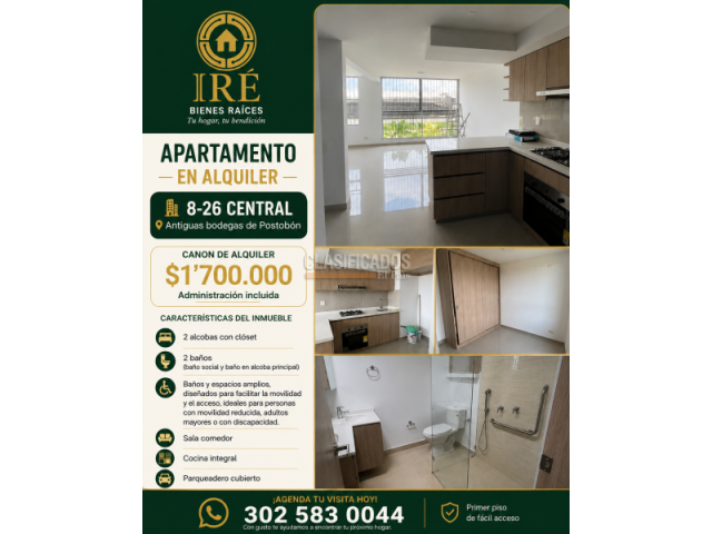 Apartamentos, Alquiler en Industrial
