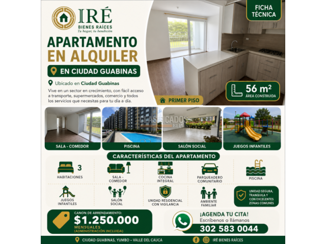 Apartamentos, Alquiler en Guabinas