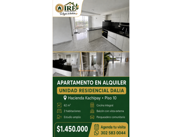 Apartamentos, Alquiler en Hacienda Kachipay