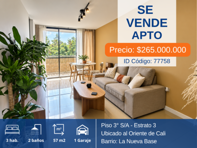 Apartamentos, Venta en Nueva Base