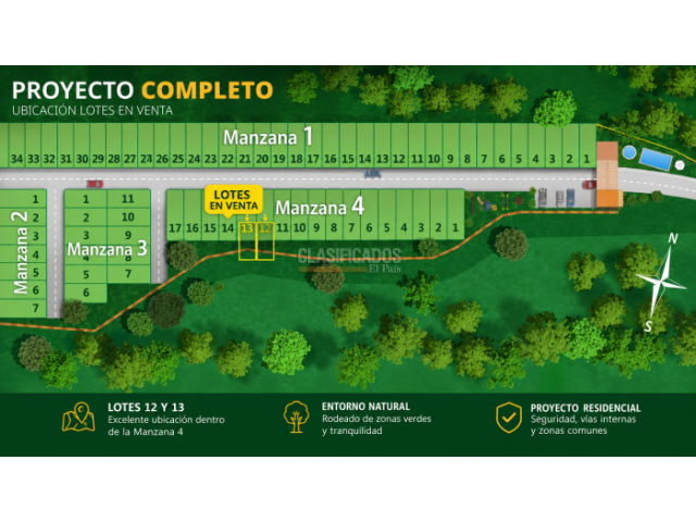 Lotes, Venta en Jamundí