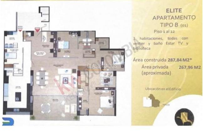 Apartamentos, Venta, Santa Teresita - $1.800.000.000