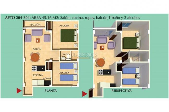 Apartamentos, Venta en Espinal