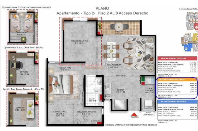 Apartamentos, Venta en Valle del Lili