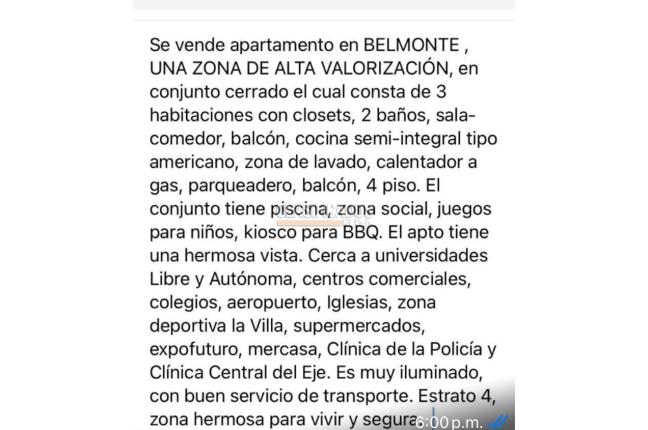 Apartamentos, Venta, Pereira - $220.000.000