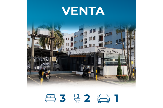 Apartamentos, Venta, Balcones de la Flora - $240.000.000