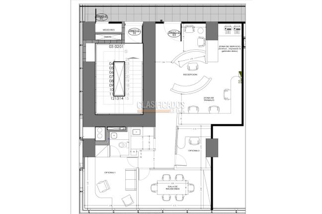 Oficinas y Consultorios, Venta, Ciudad Jardín - $1.400.000.000