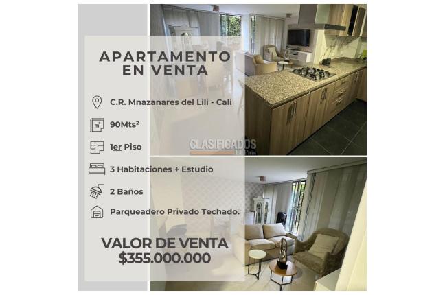 Apartamentos, Venta, Valle del Lili - $355.000.000