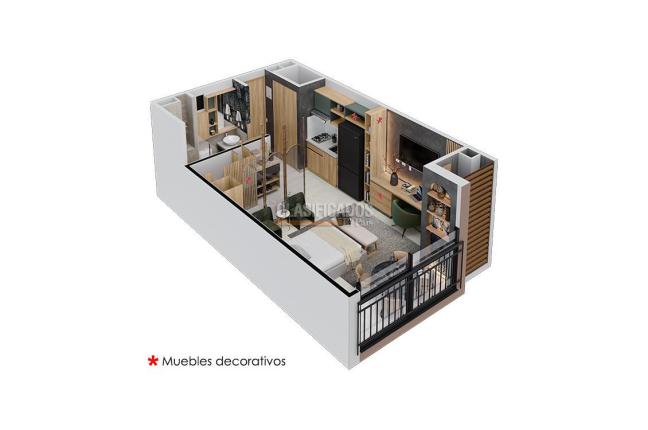 Apartaestudios, Venta, Pance - $350.000.000