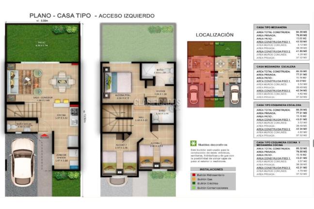 Casas, Venta en Jamundí