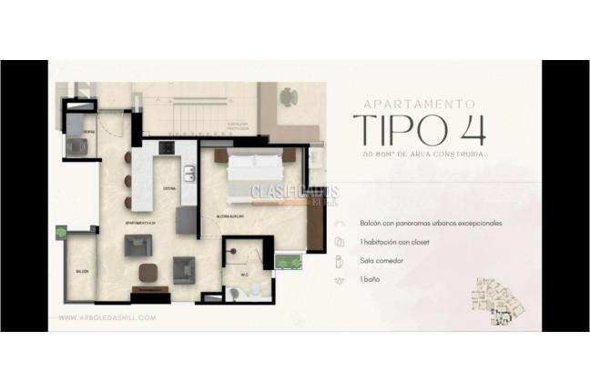 Apartamentos, Venta en Arboleda