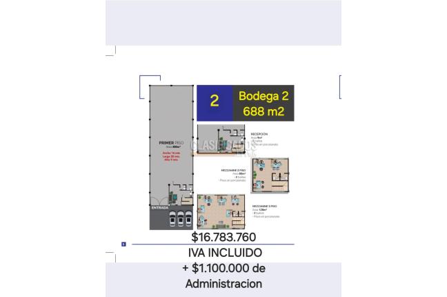 Locales y Bodegas, Alquiler, Yumbo - $11.992.500