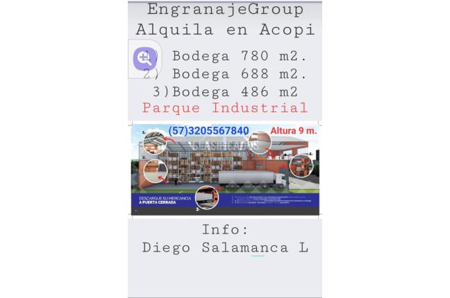 Locales y Bodegas, Alquiler, Yumbo - $11.992.500