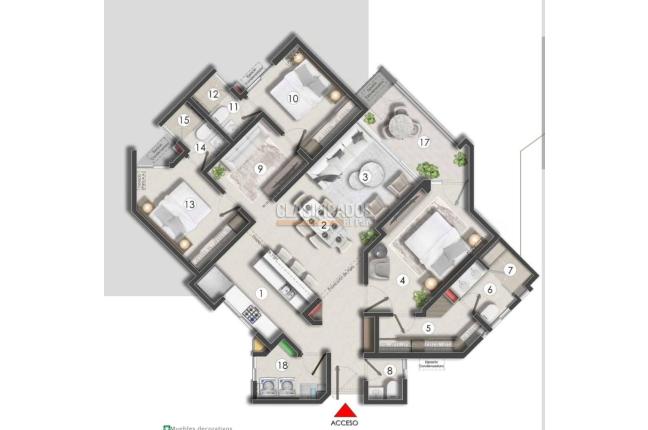 Apartamentos, Venta, Pance - $980.000.000