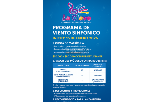 Taller de formacion musical - Capacitación