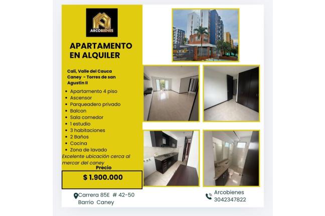 Apartamentos, Alquiler, Caney