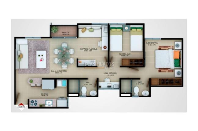 Apartamentos, Venta, Jamundí - $195.000.000
