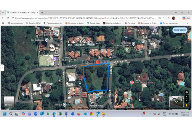 Lotes, Venta en Pance