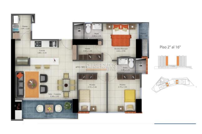Apartamentos, Venta, Ciudad Jardín - $590.000.000