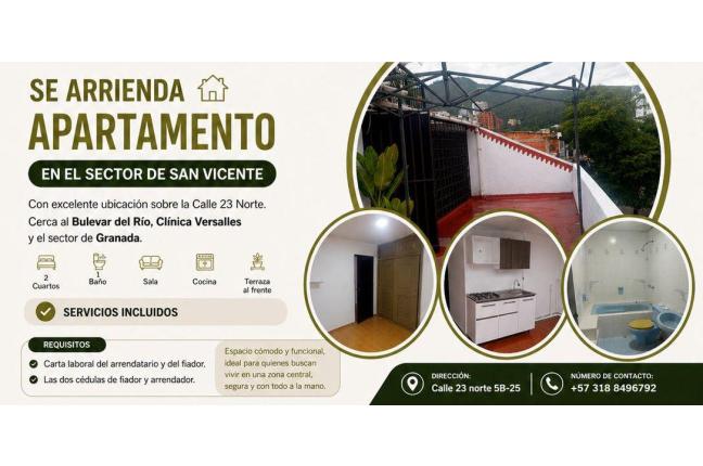 Apartaestudios, Alquiler en San Vicente