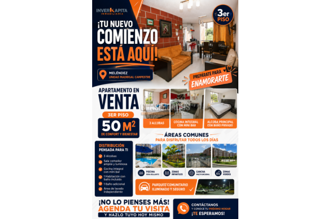 Apartamentos, Venta, Meléndez - $165.000.000