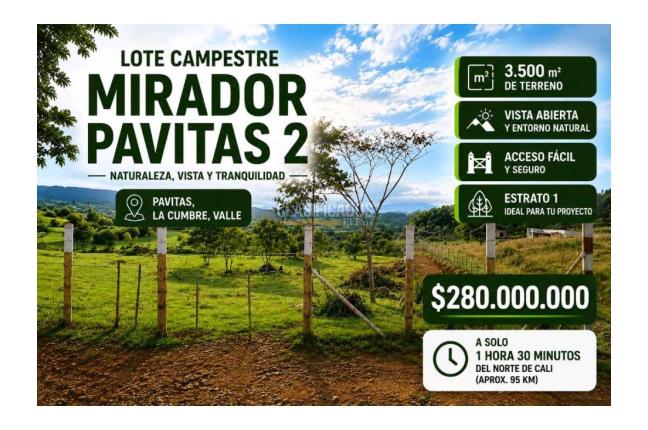 Lotes, Venta, La Cumbre - $280.000.000