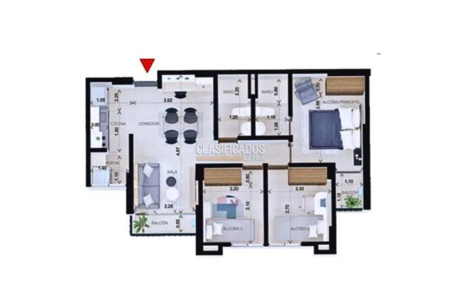Apartamentos, Alquiler en Pereira