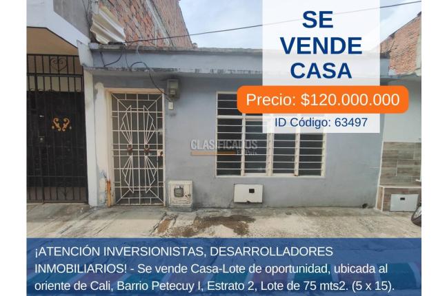 Casas, Venta, Petecuy - $120.000.000