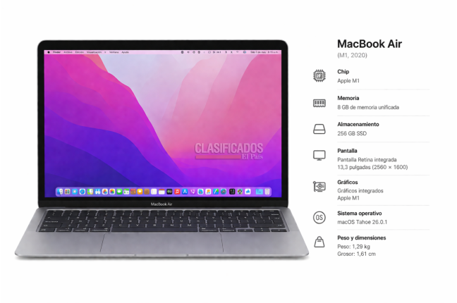 MacBook Air 13 pulgadas M1 - Electrodomésticos y Electrónicos
