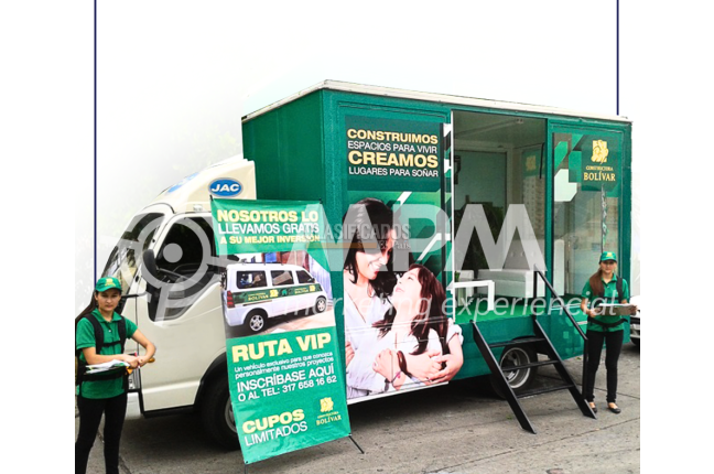 CAMION VITRINA U OFICINA MOVIL A NIVEL NACIONAL - Banquetes y Eventos