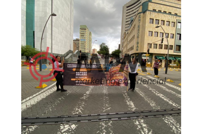PASACALLES EN COLOMBIA - PUBLICIDAD EXTERIOR - Banquetes y Eventos