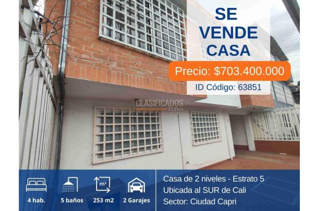 Casas, Venta en Ciudad Capri